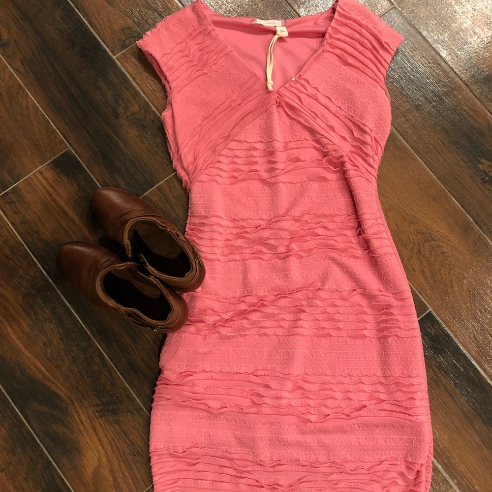 Chelsea and Violet Ruffle Pink Dress